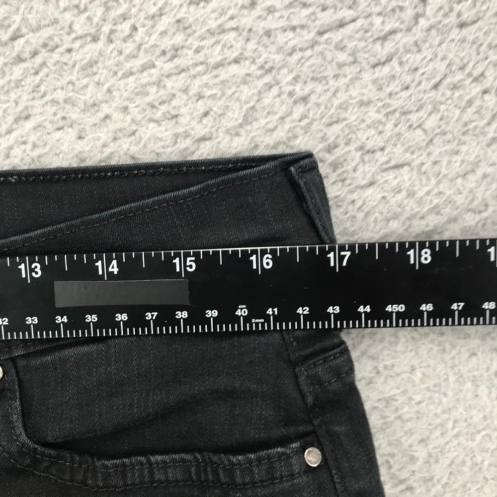 LEVIS 512 Size 16M Bootcut Black Denim Perfectly Slimming High Rise - Picture 10 of 16